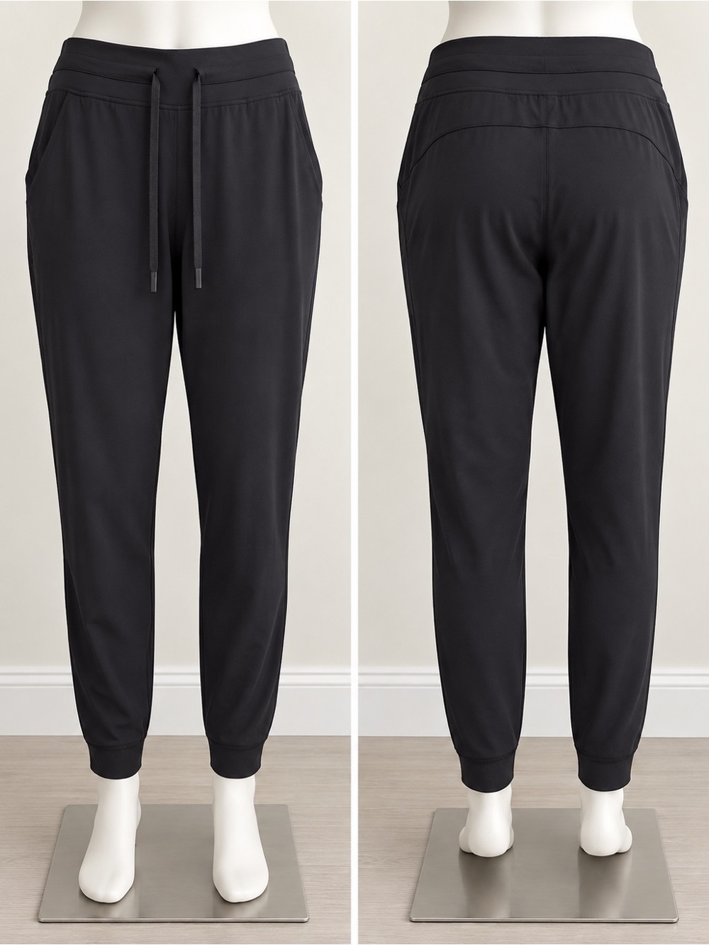 Lululemon Black Drawstring Jogger Pants Size 16